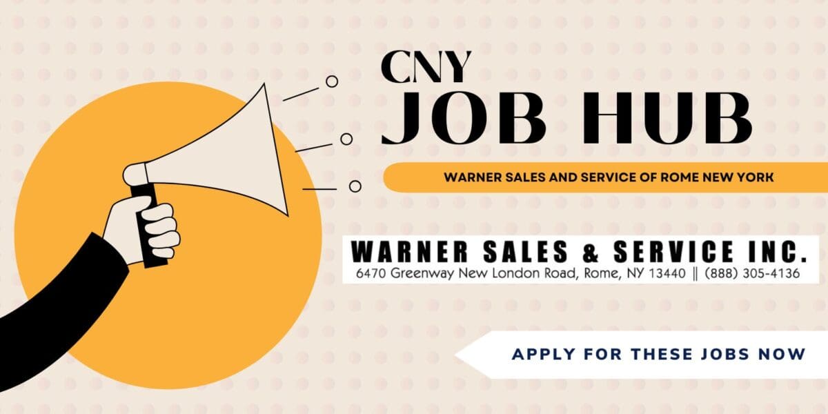 Warner Sales Jobs Rome NY